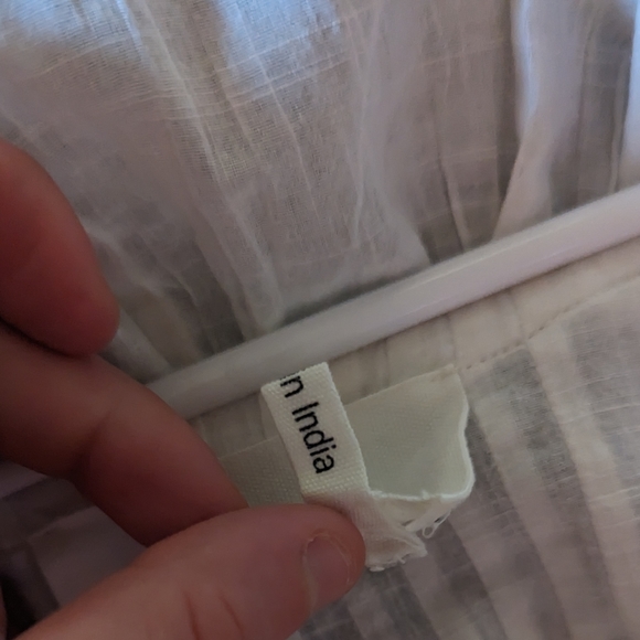 ba&ash White Ruffle Blouse SZ XS - Picture 7 of 7